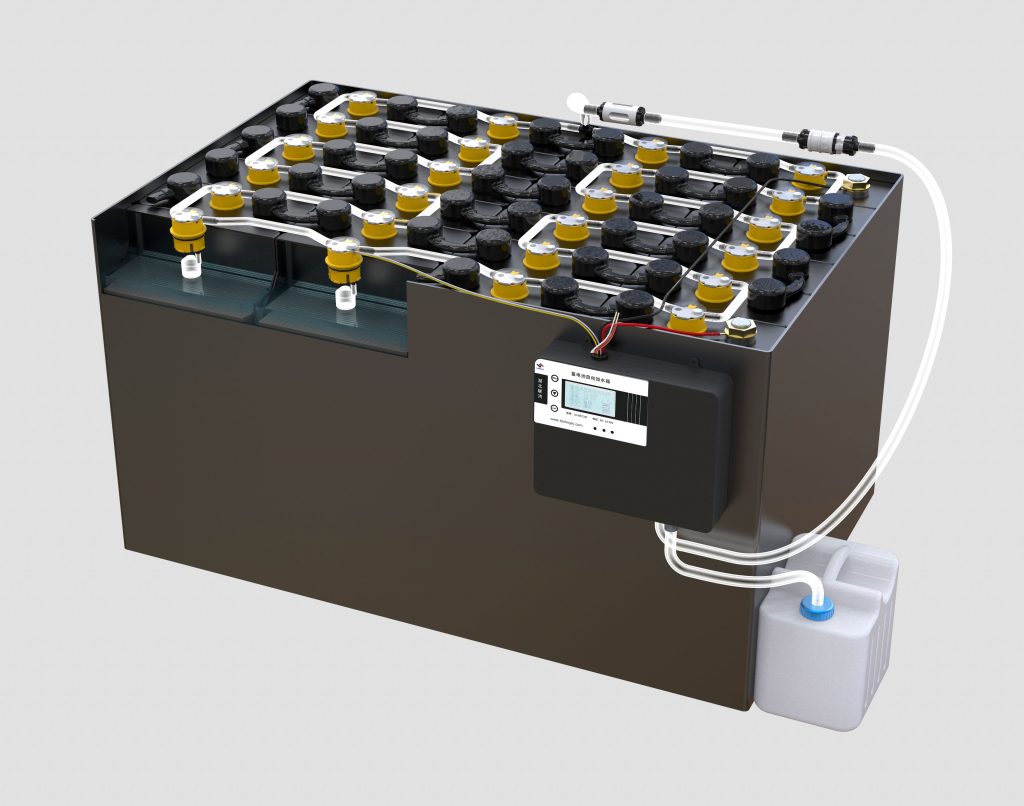 battery watering system for golf carts