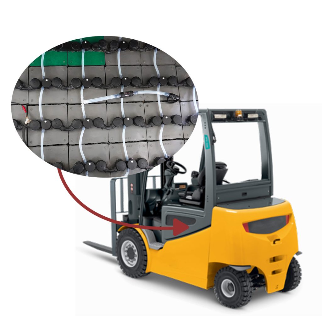 Forklift Battery Watering System