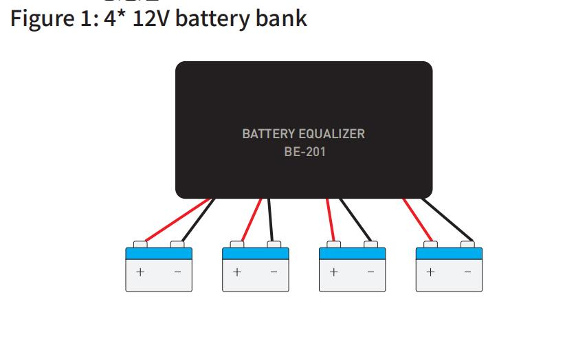 48V battery equalizer